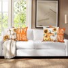 Happy Fall Hello Pumpkin Decorative Throw Pillow Covers 18x18 Inch Set of 4 - 4 of 4