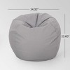 Bean Bag Chair Modern with Secure Removable Cover for Living Room 34in-3irtyhousy - 4 of 4