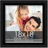 PosterPalooza | Black Frame with Black Photo Mat, UV Acrylic Front, Foam Board Backing, 60 Sizes Available - 2 of 4