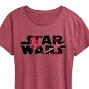 Women's - Star Wars - Logo Darth Vader Short Sleeve Graphic T-Shirt - 2 of 4