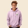 Dalix Alien Embroidered Fleece Zip Hoodie Cold Fall Winter Mens - 2 of 4