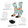 Food Patterns Women Printed Crew Socks Funny Funky Socks Soft Polyester Novelty Gifts for Artists Men - 4 of 4