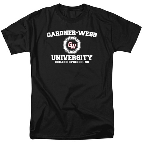 Gardner-Webb University Official Gardner-Webb Circle Logo Adult T Shirt, Black - image 1 of 4