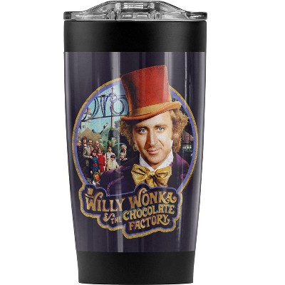 Willy Wonka And The Chocolate Factory Contestants Steel Tumbler 20oz Coffee Travel Mug