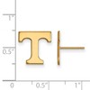 Black Bow Jewelry 14k Yellow Gold Plated Sterling Silver Tennessee Volunteers NCAA Post Earrings - 2 of 3