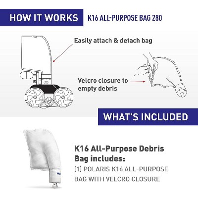 Polaris All Purpose Bag For Polaris 280 Pool Cleaner