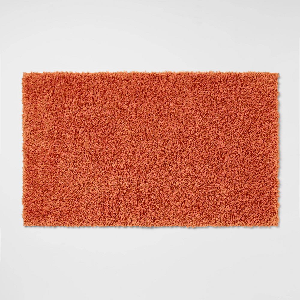  Antimicrobial Bath Rug Orange