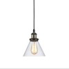 Chloe Lighting Manette Industrial-Style 1 Light Rubbed Bronze Ceiling Mini Pendant 7" Shade - 4 of 4