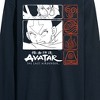 Men's - Avatar: The Last Airbender - Katara and Aang Grid Long Sleeve Graphic T-Shirt - 2 of 4