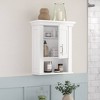 RiverRidge Home Somerset Single Door Bathroom and Laundry Wall Mount Storage Medicine Cabinet White - 2 of 4