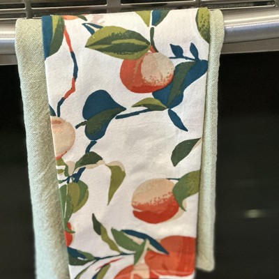 2pk Cotton Printed Kitchen Towels - Threshold™ : Target