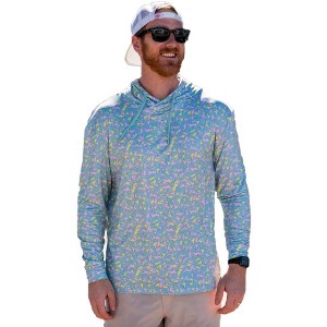 Burlebo Men's Long Sleeve Hoodie Sweatshirt - 1 of 2