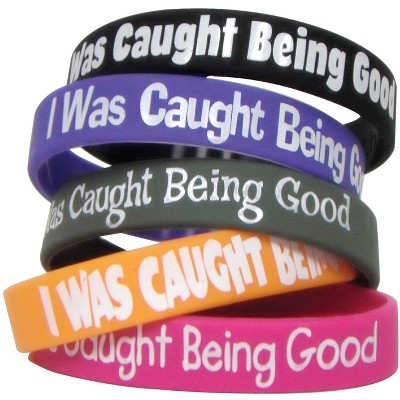 Teacher Created Resources Wristbands, I Was Caught Being Good, pk of 10