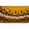 LA LEELA Men's Sarong Bath Swimsuit Pareo Wraps One Size Gold Beach - 4 of 4