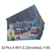 Unique Bargains Christmas Greeting Card Multicolored 4.5 x 3.1 Inch 10 Pcs - 3 of 4