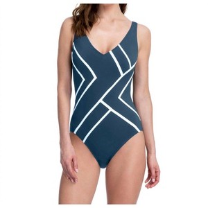 Women's High Back One Piece Swimsuit - Gottex - 1 of 3
