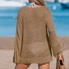 Women's Seaside Whispers Crocheted Cover-Up Dress - Cupshe - 4 of 4