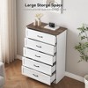 Jojoka Drawers Dresser for Bedroom,Chest of Drawers with Wide Metal Handle - 4 of 4