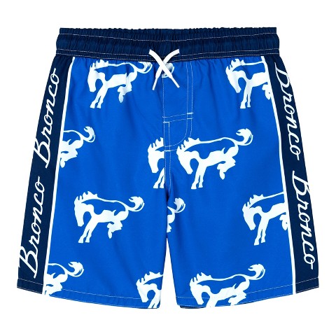 Мужские брюки Ford Bronco Big Boys Swim Trunks Bathing Suit UPF 50+ Blue 8