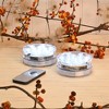 LumaBase Submersible Battery-Operated LED Lights with Remote Control, White - Set of 2 - 2 of 4