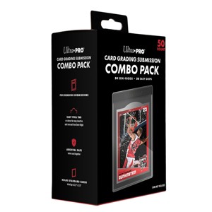 graded card sleeves ultra pro Prep your slabs the right way , The Grading Submission Combo Pack comes with 50 semi-rigids + 50 easy-grip  perfect for PSA, BGS, SGC & protecting your hits before they ship out., Rigid card holding sleeves Ultra Pro Card Sleeves Grading