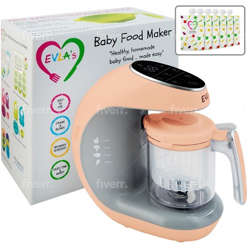 Whale's Love Baby Food Maker 5 in 1 Baby Food Processor Blender Grinder  Steamer