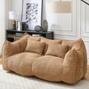 KWPZQEB Bean Bag Sofa Chair, Creative Lazy Chair with High-Quality Sponge, Square Futon Cushion Sofas Couch for Living Room, Bedroom - 3 of 4
