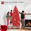 Best Choice Products Pre-Lit Red Christmas Tree, Artificial Full Holiday Decoration w/ Incandescent Lights - 4 of 4