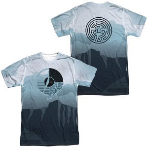Men's Westworld Landscape (Front Back Print) Short Sleeve Costume T-Shirt - 1 of 4