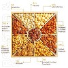 Gourmet Nut Platter with Lazy Susan – 9 assortments of premium nuts, reusable tray, USA-made, perfect for Christmas and sympathy gifts. - 4 of 4