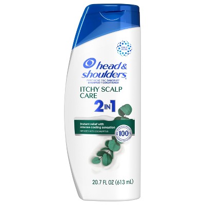Head and Shoulders 2 in 1 Dandruff Shampoo and Conditioner, Anti-Dandruff Treatment, Itchy Scalp Care for Daily Use, Paraben Free, 20.7 oz
