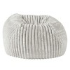 CAVINAS Polyester Fabric Bean Bag Chair with Removable Cover with Zipper,Fluffy Lazy Sofa Chair with Memory Foam,Lounge Chair for Living Room - 2 of 4