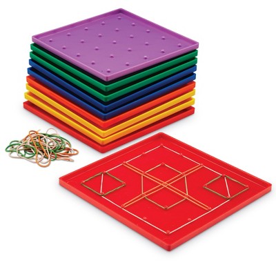 Learning Resources Class Pack Geoboards, 7", Set of 10