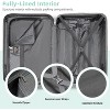 KTMBDW 6 Piece Luggage Set Carry on Suitcase with ABS+PC hardshell, Spinner Wheels & YKK Zipper TSA Lock  Expandable - 4 of 4