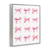 Stupell Industries Pink Bows Rows Black Framed Giclee Art - 3 of 4
