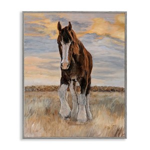 Stupell Industries Colt Horse Farmhouse Animal Framed Giclee Art - 1 of 4