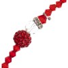 Crystal Lane DIY Glass Clay Pave Metal Red Sparkly Santa Stack 7" Designer Holiday Christmas Bead Strand - 3 of 4