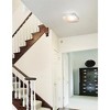 CWI Lighting Avoca 1 Light Flush Mount With Satin Nickel Finish - 3 of 4