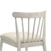 2 Pieces Set Dining Side Chair Rustic Modern Farmhouse Design Retro Design Easy to Assembly - 4 of 4