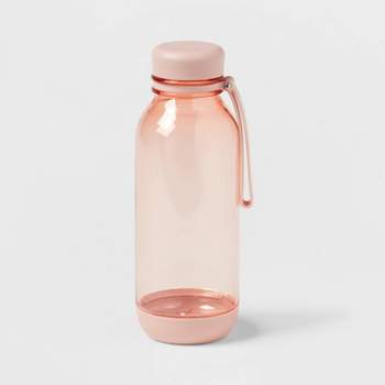 ENKELSPÅRIG Water bottle, stainless steel/light pink, 17 oz - IKEA