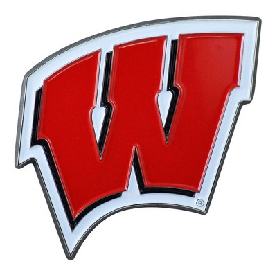 NCAA University of Wisconsin Badgers 3D Metal Emblem