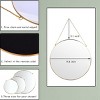 Aoibox Hanging Wall Circle Mirror Decor Gold Geometric Mirror with Chain for Bathroom Bedroom Living Room - 4 of 4