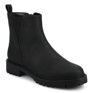 Journee Womens Junnah Medium and Wide Width Pull-on Chelsea Boots - 1 of 4