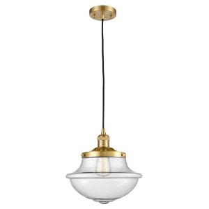 Oxford - 1 Light Cord Hung Mini Pendant In Traditional Style-11.5 Inches Tall and 11.75 Inches Wide - 1 of 1