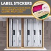 SpaceAid WrapNeat 2 in 1 Wrap Organizer with Cutter and Labels,for 12" Roll (Grey) - 4 of 4