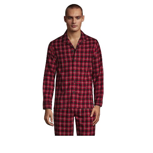 Red plaid best sale pajama shirt