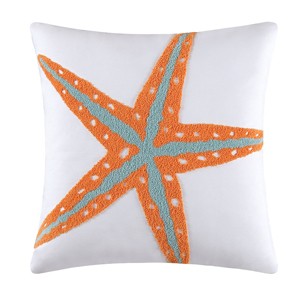C&F Home 18" x 18" Starfish Tufted Throw Pillow - 1 of 1