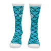 Crazy Dog T-Shirts Womens Secretly A Mermaid Socks Cute Funny Gift for Her Fun Novelty Footwear - image 3 of 4