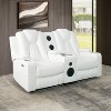 Home Imports Emporium Sofa Set Reclining Home Theater Seating Set with LED Lighting - 3 of 4
