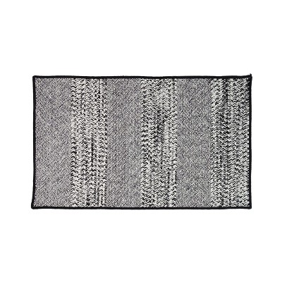Colonial Mills Havana Textured Doormats - Black Lace 22" x 34"